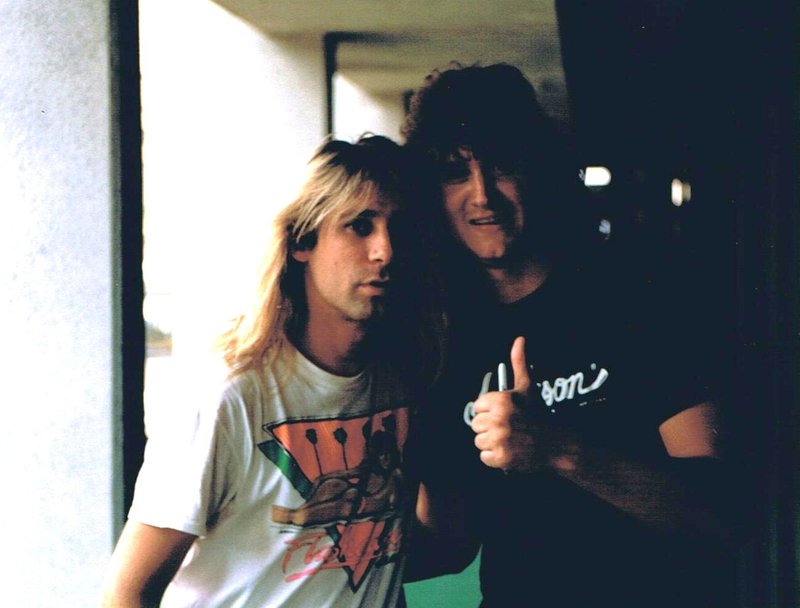 Fred  and  Dana  Strum - Baltimore, Md.  '88  (Hammerjacks  show ).jpg