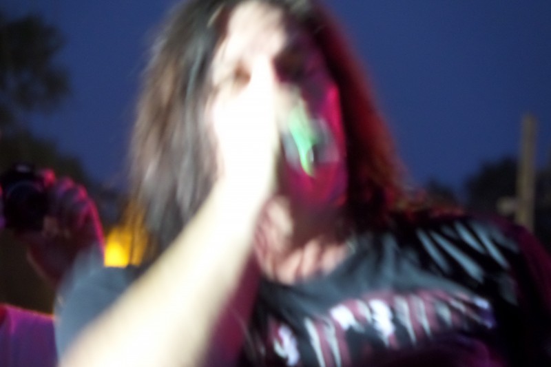 Mark Slaughter two feet away from me